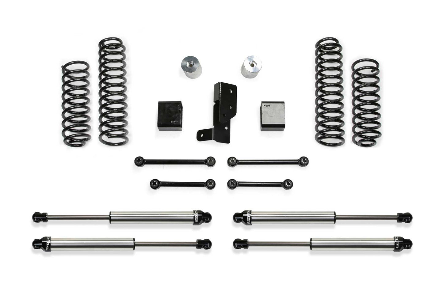 Fabtech 3in Sport Suspension System with Dirt Logic 2.25 Shocks for 2020-2022 Jeep Wrangler JL 4WD Diesel and Rubicon 392 4-Door (K4205DL)