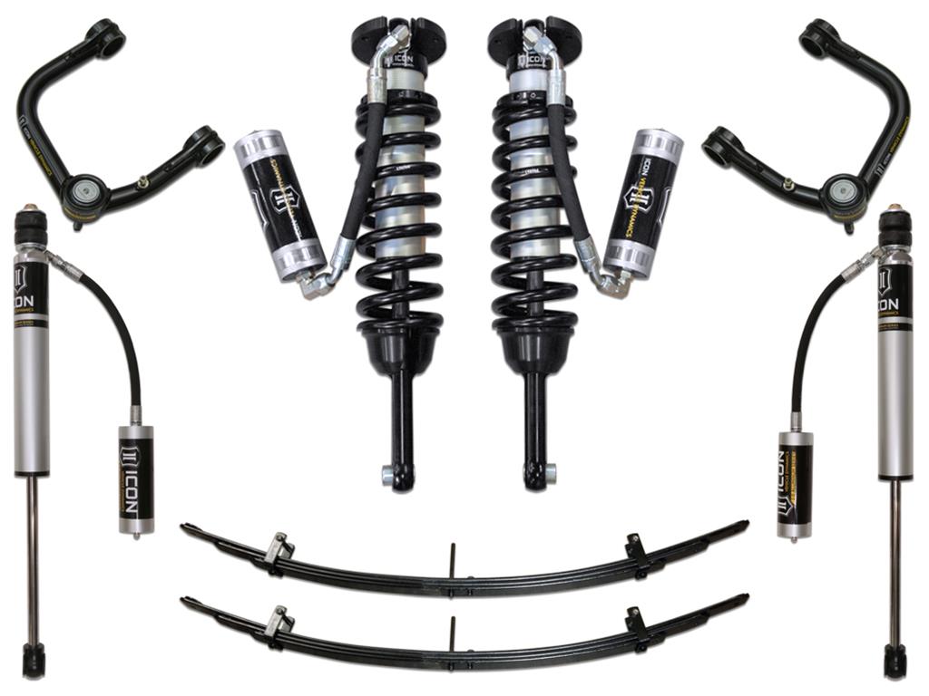 ICON 05-15 Toyota Tacoma 0-3.5in/2016+ Toyota Tacoma 0-2.75in Stg 4 Suspension System w/Tubular Uca