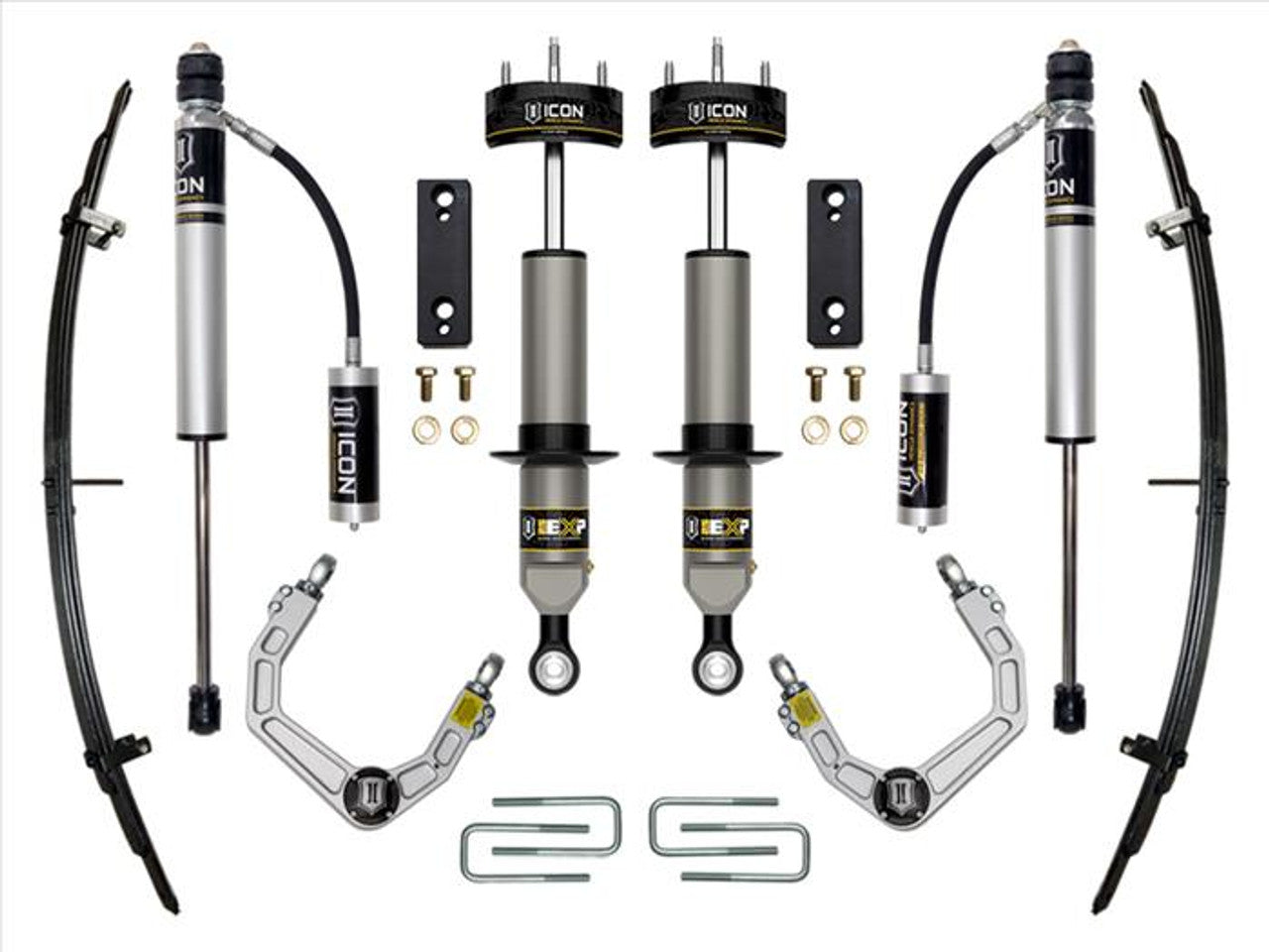 ICON 05-22 Toyota Tacoma 0-2in Stage 3 Exp Suspension System Billet