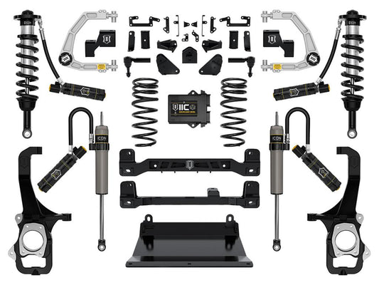 ICON 6in Stage 8 Billet UCA Suspension System for 2022-2024 Toyota Tundra - K53278