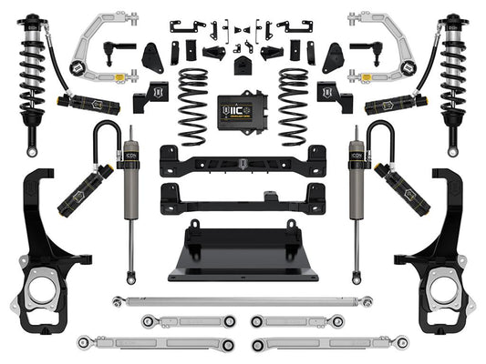ICON 6in Stage 9 Billet UCA Suspension System for 2022-2024 Toyota Tundra - K53279