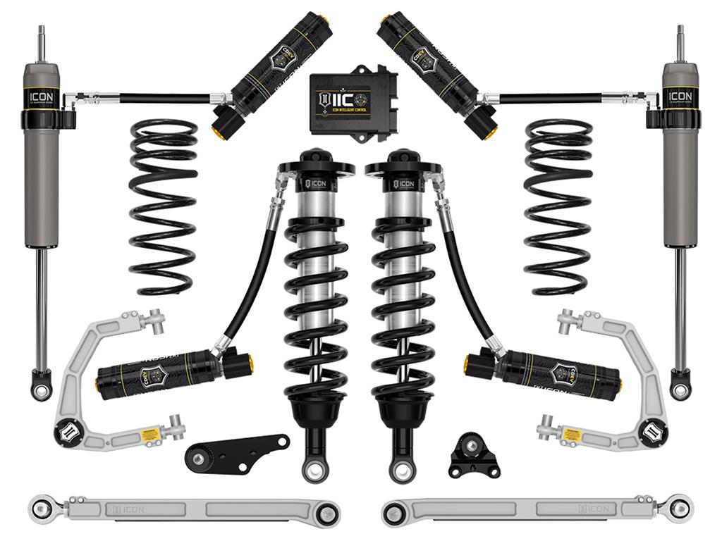 ICON 2024+ Toyota Tacoma 1.25in-3in Stage 10 Suspension System Billet w/ Triple Rate Spring