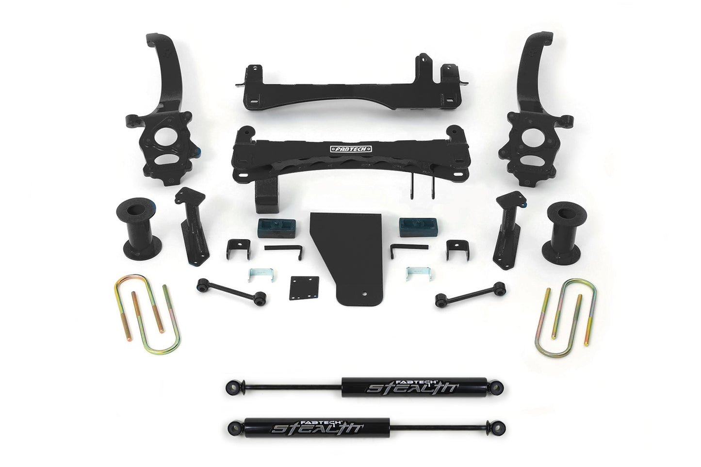 Fabtech 6in Basic Lift System with Performance Rear Shocks for 2014-2017 Nissan Titan 4WD (K6008)