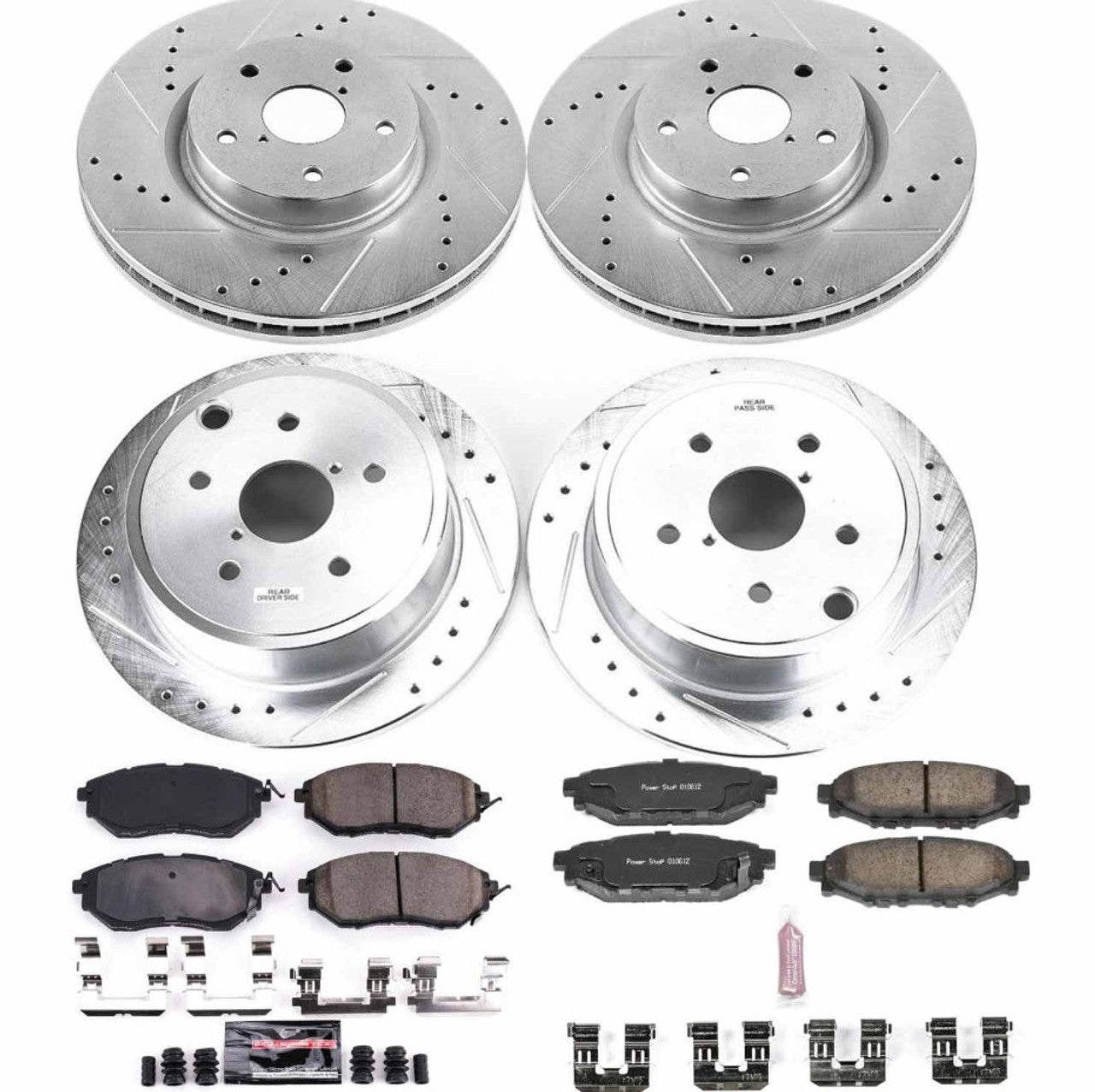 Power Stop 15-19 Subaru WRX Front & Rear Z23 Evolution Sport Brake Kit