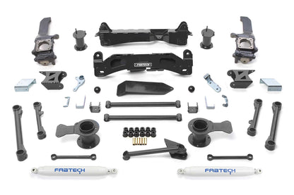 Fabtech 6in Basic Lift System with Coilover Spacers and Performance Shocks for 2006-2009 Toyota FJ Cruiser 4WD (K7006)