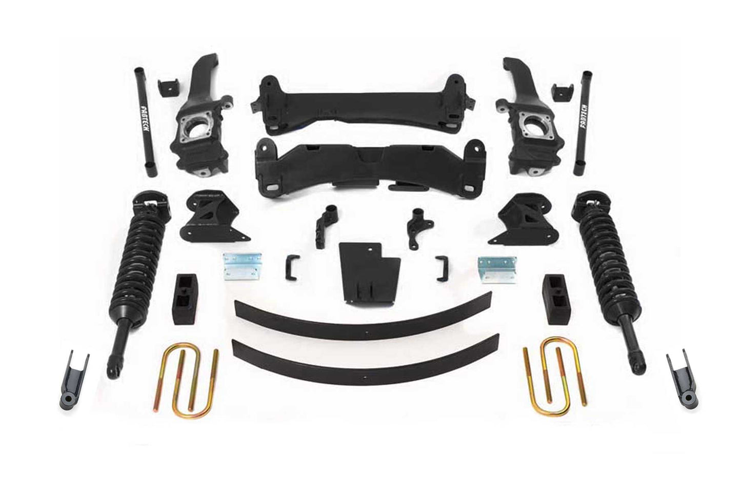 Fabtech 6in Performance Lift System with Dirt Logic 2.5 Coilovers for 2015 Toyota Tacoma 2WD/4WD 6-Lug (K7035DL)
