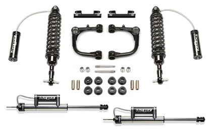 Fabtech 3in Uniball UCA Lift System with Dirt Logic 2.5 Reservoir Coilovers and Dirt Logic Reservoir Rear Shocks for 2005-2014 Toyota Tacoma 2WD/4WD 6-Lug (K7036DL)