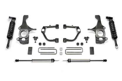Fabtech 4in Ball Joint UCA Lift System with Dirt Logic 2.5 Coilovers and Dirt Logic Rear Shocks for 2016-2021 Toyota Tundra 2WD/4WD (K7050DL)