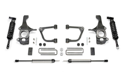 Fabtech 4in Uniball UCA Lift System with Dirt Logic 2.5 Coilovers and Dirt Logic Rear Shocks for 2016-2021 Toyota Tundra 2WD/4WD (K7052DL)