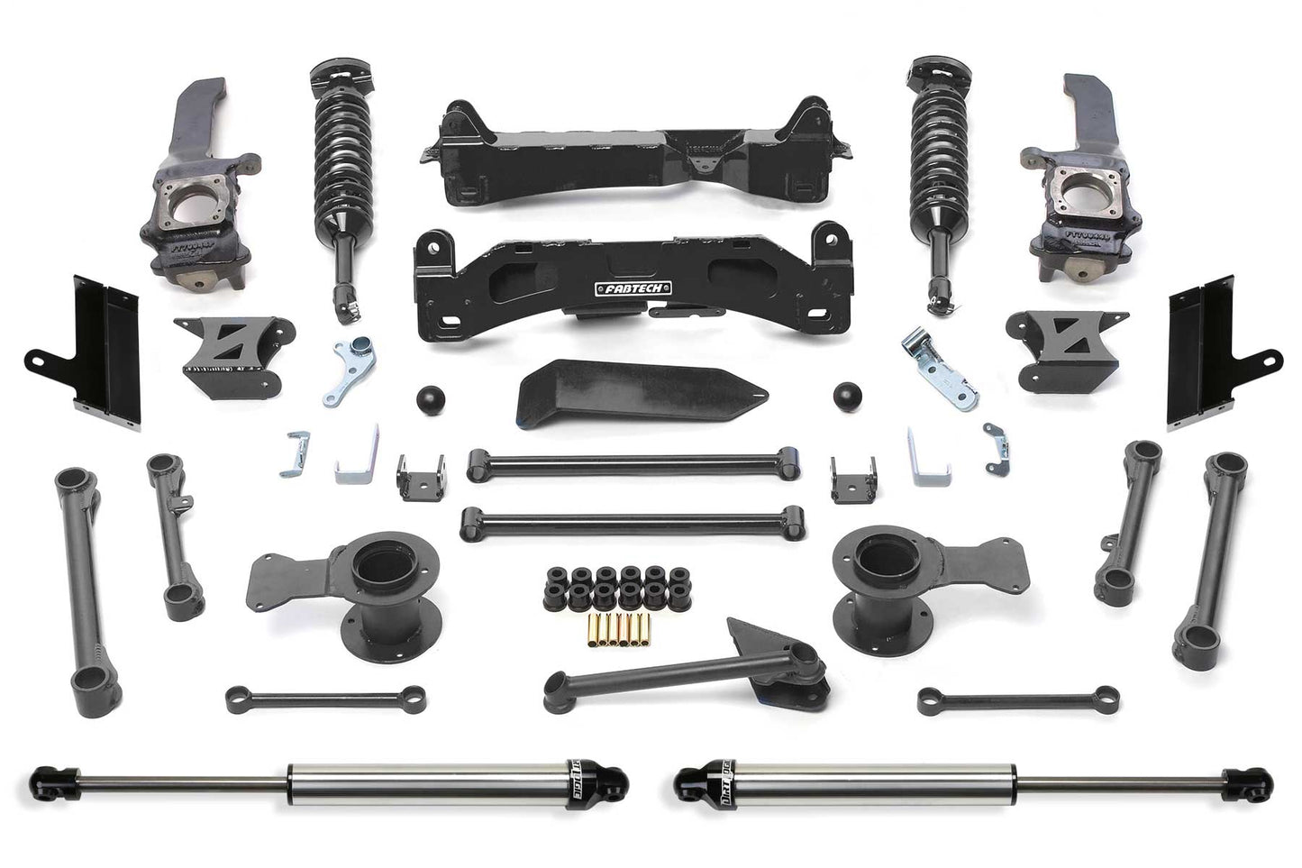 Fabtech 6in Performance Lift System with Dirt Logic 2.5 Coilovers and Dirt Logic Rear Shocks for 2010-2015 Toyota 4Runner 4WD (K7060DL)