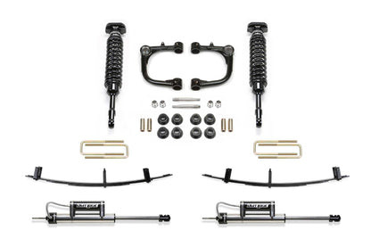 Fabtech 3in Uniball UCA Lift System with Dirt Logic 2.5 Coilovers, Dirt Logic Reservoir Rear Shocks and Rear Spring Pack for 2005-2014 Toyota Tacoma 2WD/4WD 6-Lug (K7064DL)
