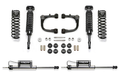 Fabtech 3in Uniball UCA Lift System with Dirt Logic 2.5 Coilovers and Dirt Logic Reservoir Rear Shocks for 2010-2021 Toyota 4Runner 4WD without KDSS (K7079DL)
