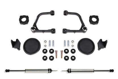 Fabtech 3in Uniball UCA Lift Kit with Front Shock Spacers, Rear Coil Spacers and Dirt Logic Rear Shocks for 2022+ Toyota Tundra 4WD (K7086DL)