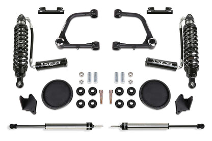 Fabtech 3in Uniball UCA Lift Kit with Dirt Logic 2.5 Reservoir Coilovers, Rear Coil Spacers and Dirt Logic Rear Shocks for 2022+ Toyota Tundra 4WD (K7088DL)