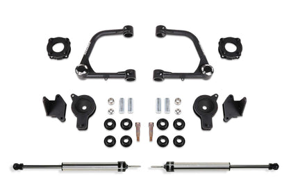 Fabtech 3in Uniball UCA Lift Kit with Front Shock Spacers, Dirt Logic Rear Shocks and Air Bag Spacers for 2022+ Toyota Tundra 4WD (K7089DL)