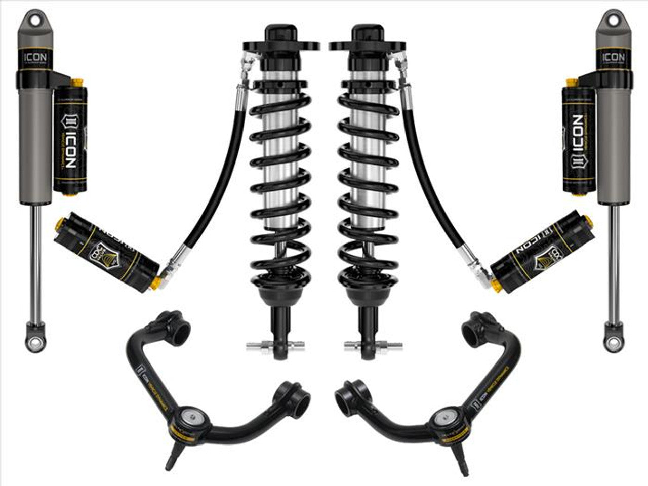 ICON 2021+ Ford F150 4WD 0-2.75in Stage 2 Suspension System - w/ Tubular UCA