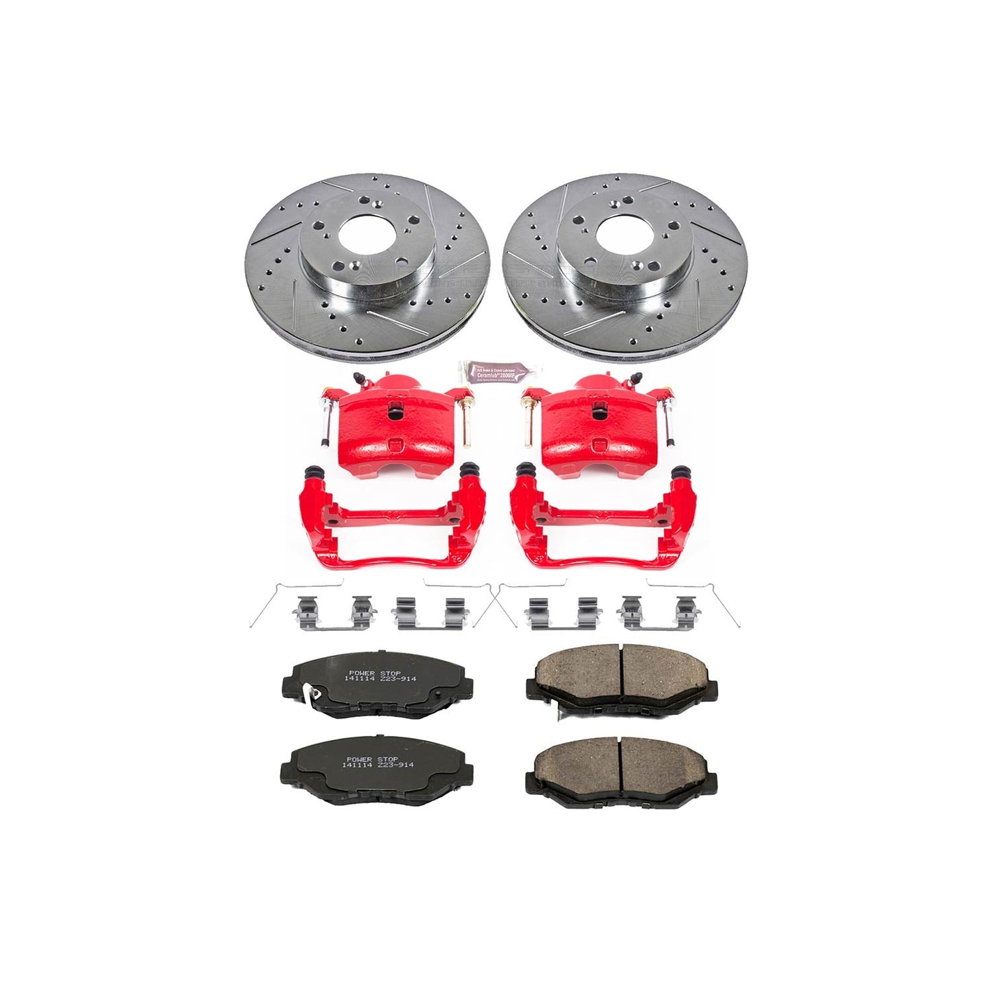Power Stop 11-12 Honda Accord Front & Rear Z23 Evolution Sport Brake Kit