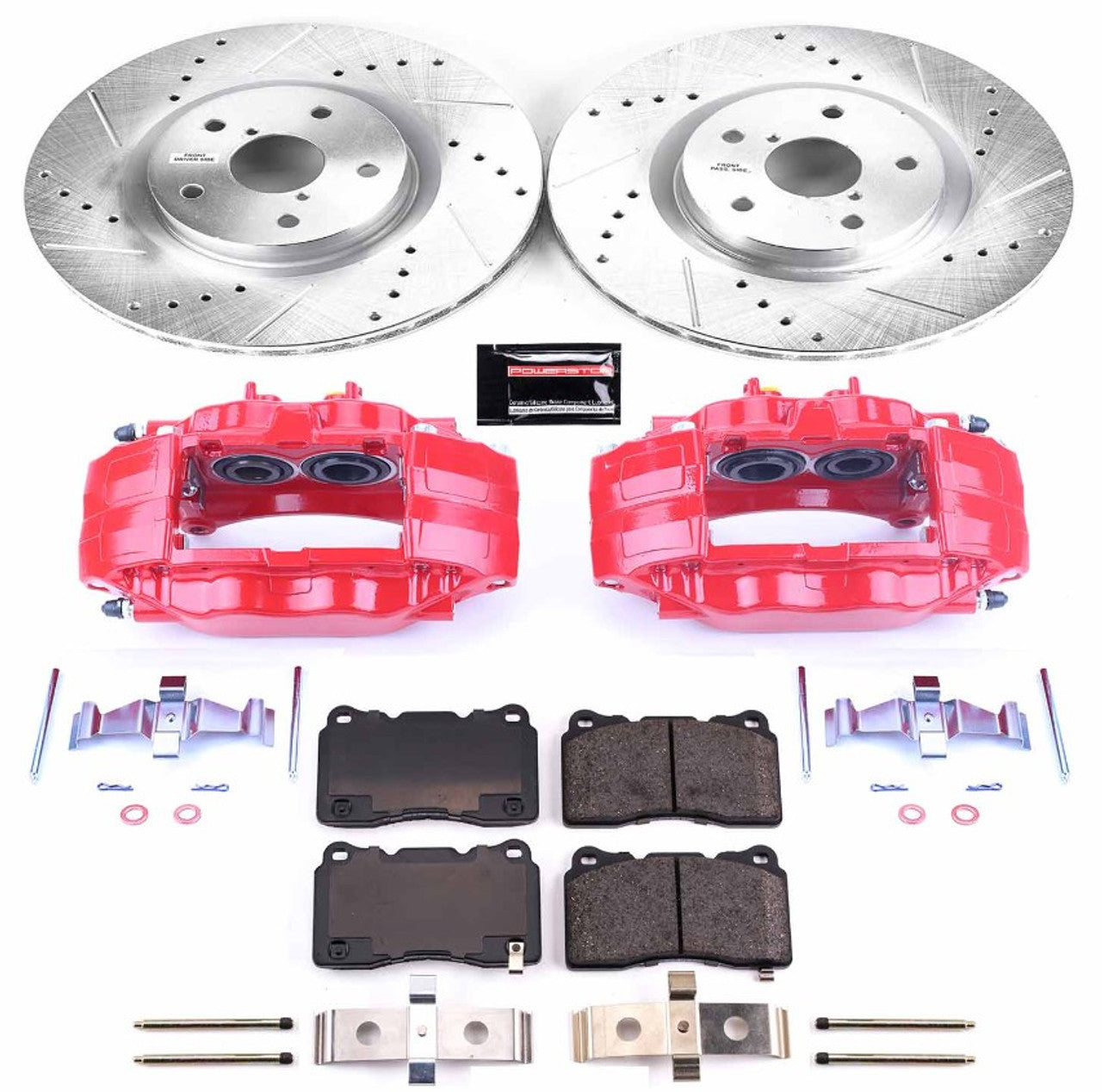 Power Stop 05-14 Subaru Impreza Front Z23 Evolution Sport Brake Kit w/Calipers