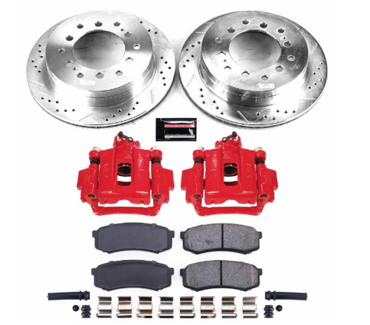 Power Stop 03-09 Toyota 4Runner Rear Z23 Evolution Sport Brake Kit w/Calipers