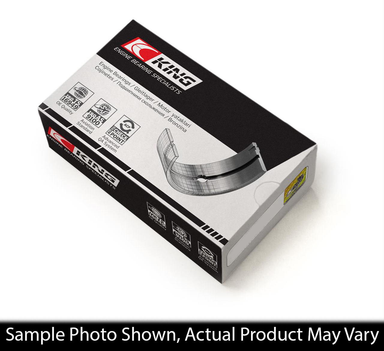 King General Motors Duramax Diesel 0.040in O/S Coated Main Bearing Set