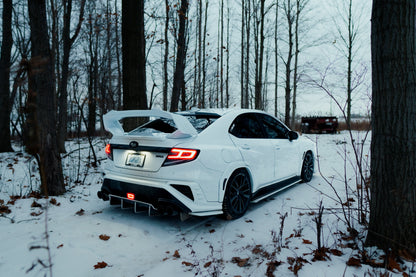 OLM Spec-AR LED Taillights (Clear Lens/Black Base/White Bar) - 2022+ WRX