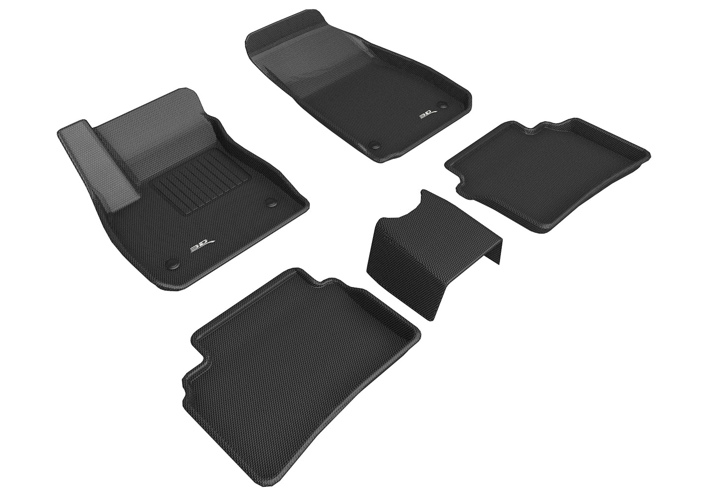 3D MAXpider L1BC03901509 2018-2020 Buick Regal Kagu 1st & 2nd Row Floormats - Black
