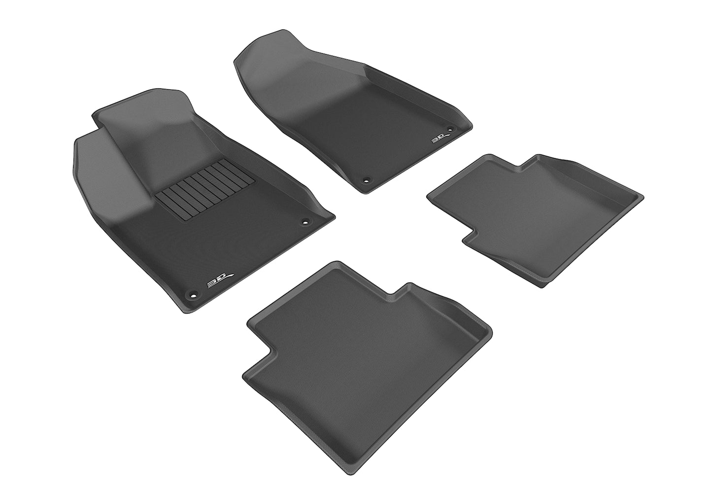 3D MAXpider L1CY00301509 2015-2017 Chrysler 200 Kagu 1st & 2nd Row Floormats - Black