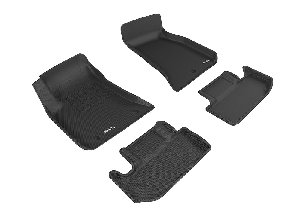 3D MAXpider L1DG02401509 2011-2014 Dodge Challenger Kagu 1st & 2nd Row Floormats - Black