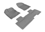 3D MAXpider L1FR02001501 2007-2014 Ford Edge Kagu 1st & 2nd Row Floormats - Gray