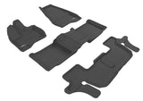 3D MAXpider L1FR03601509 2011-2014 Ford Explorer Kagu 1st & 2nd & 3rd Row Floormats - Black