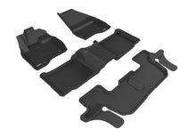 Load image into Gallery viewer, 3D MAXpider L1FR09101509 2015-2016 Ford Explorer Kagu 1st &amp; 2nd &amp; 3rd Row Floormats - Black