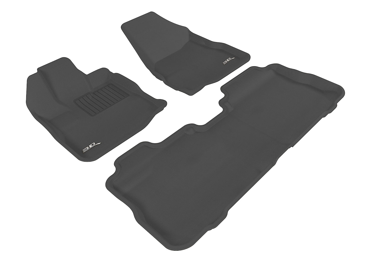 3D MAXpider L1GM00501509 2010-2017 GMC Terrain Kagu 1st & 2nd Row Floormats - Black