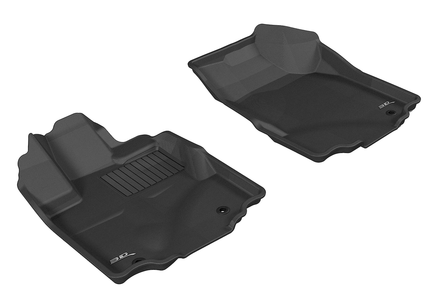 3D MAXpider L1HD03911509 2006-2014 Honda Ridgeline Kagu 1st Row Floormat - Black