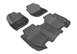 3D MAXpider L1HD05501509 2015-2020 Honda Fit Kagu 1st & 2nd Row Floormats - Black