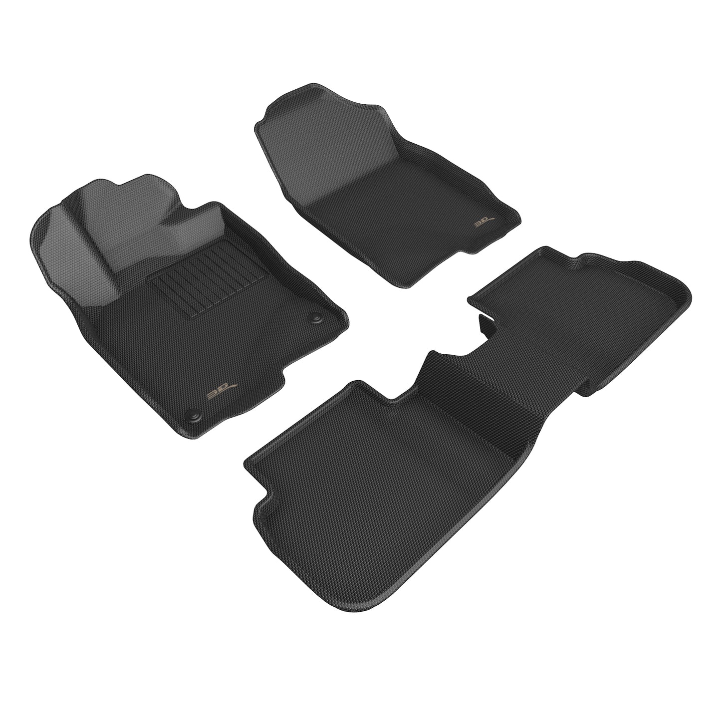 3D MAXpider L1HD11901509 Honda Civic 2022 Kagu 1st & 2nd Row - Black (W/ Rear USB Port)