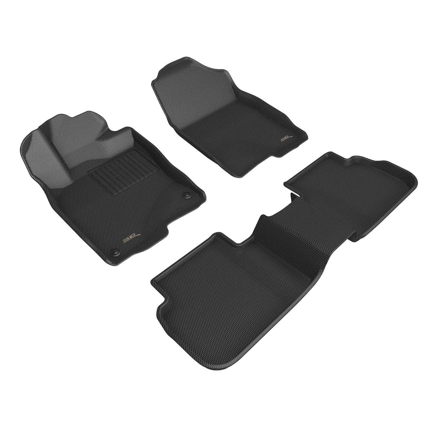 3D MAXpider L1HD12001509 2022 Honda Civic Kagu 1st & 2nd - Black (No Rear USB Port)