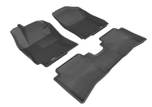 Load image into Gallery viewer, 3D MAXpider L1HY02201509 2012-2017 Hyundai Accent Kagu 1st &amp; 2nd Row Floormats - Black