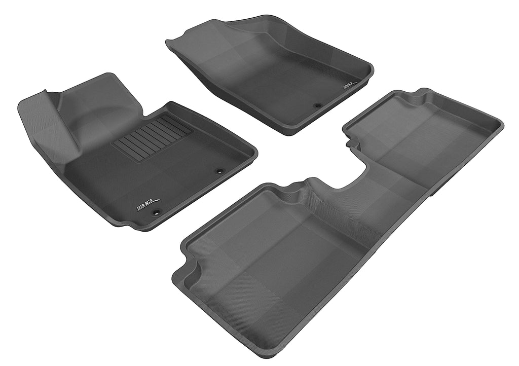 3D MAXpider L1HY02401509 2012-2017 Hyundai Veloster Kagu 1st & 2nd Row Floormats - Black