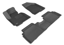 Load image into Gallery viewer, 3D MAXpider L1HY03301509 2010-2013 Hyundai Tucson Kagu 1st &amp; 2nd Row Floormats - Black