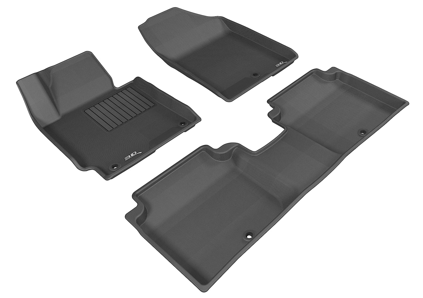 3D MAXpider L1HY05201509 2014-2016 Hyundai Elantra Kagu 1st & 2nd Row Floormats - Black