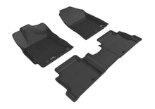 Load image into Gallery viewer, 3D MAXpider L1HY07101509 2017-2020 Hyundai Elantra Kagu 1st &amp; 2nd Row Floormats - Black