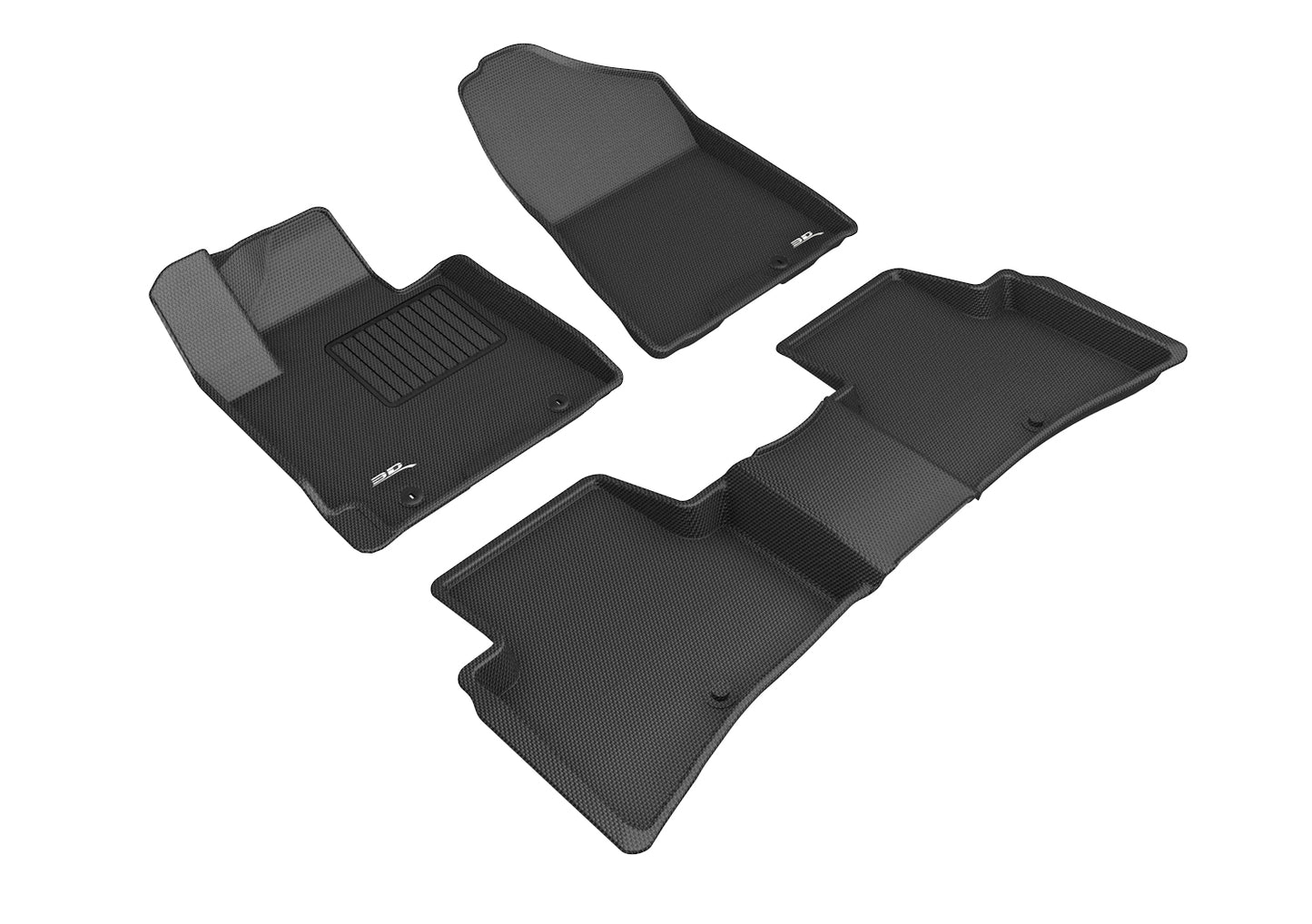 3D MAXpider L1HY09801509 2019-2020 Hyundai Tucson Kagu 1st & 2nd Row Floormats - Black