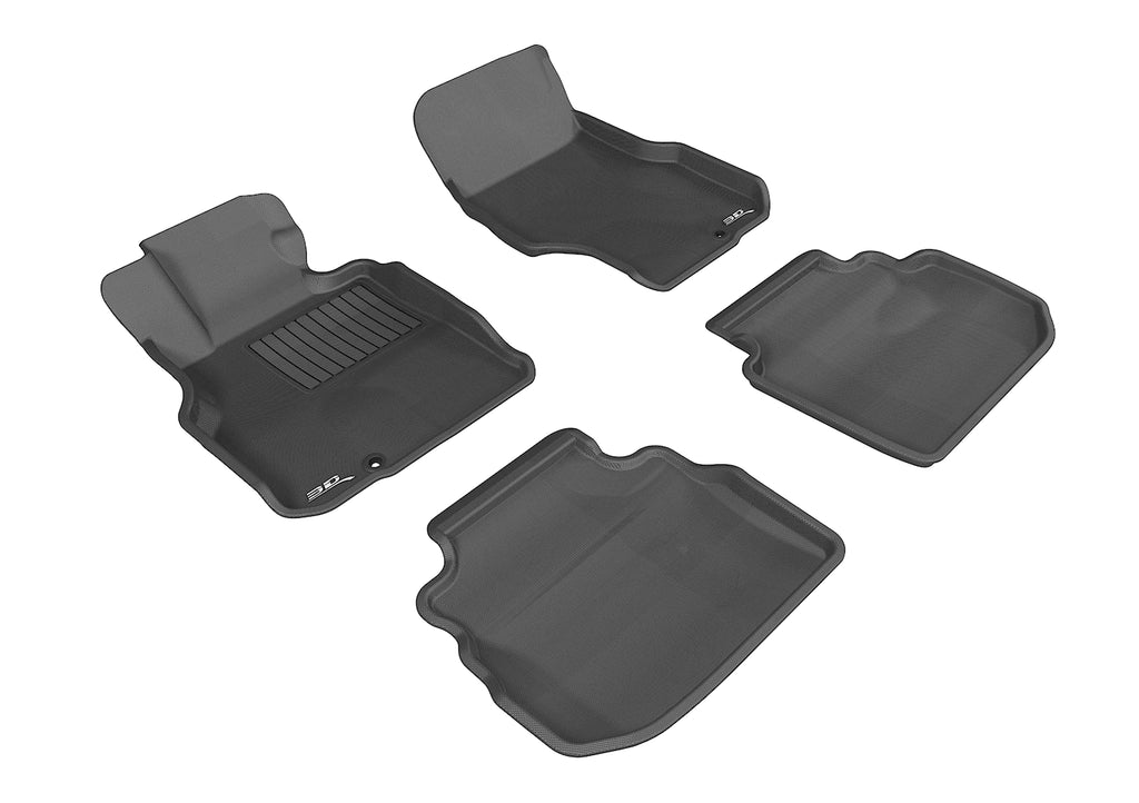 3D MAXpider L1IN01401509 2006-2010 Infiniti M35 Kagu 1st & 2nd Row Floormats - Black