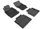 3D MAXpider L1IN01501509 2011-2019 Infiniti Q70/M37 Kagu 1st & 2nd Row Floormats - Black