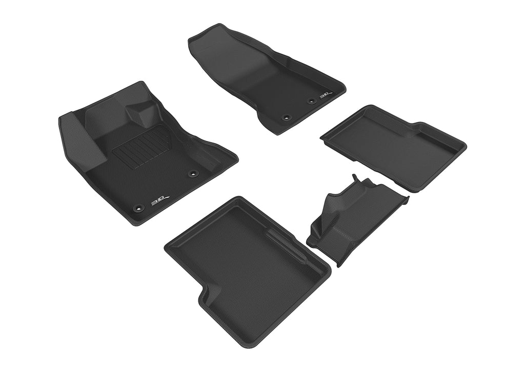 3D MAXpider L1JP01301509 2015-2020 Jeep Renegade Kagu 1st & 2nd Row Floormats - Black