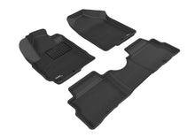 Load image into Gallery viewer, 3D MAXpider L1KA03301509 2011-2013 Kia Soul Kagu 1st &amp; 2nd Row Floormats - Black