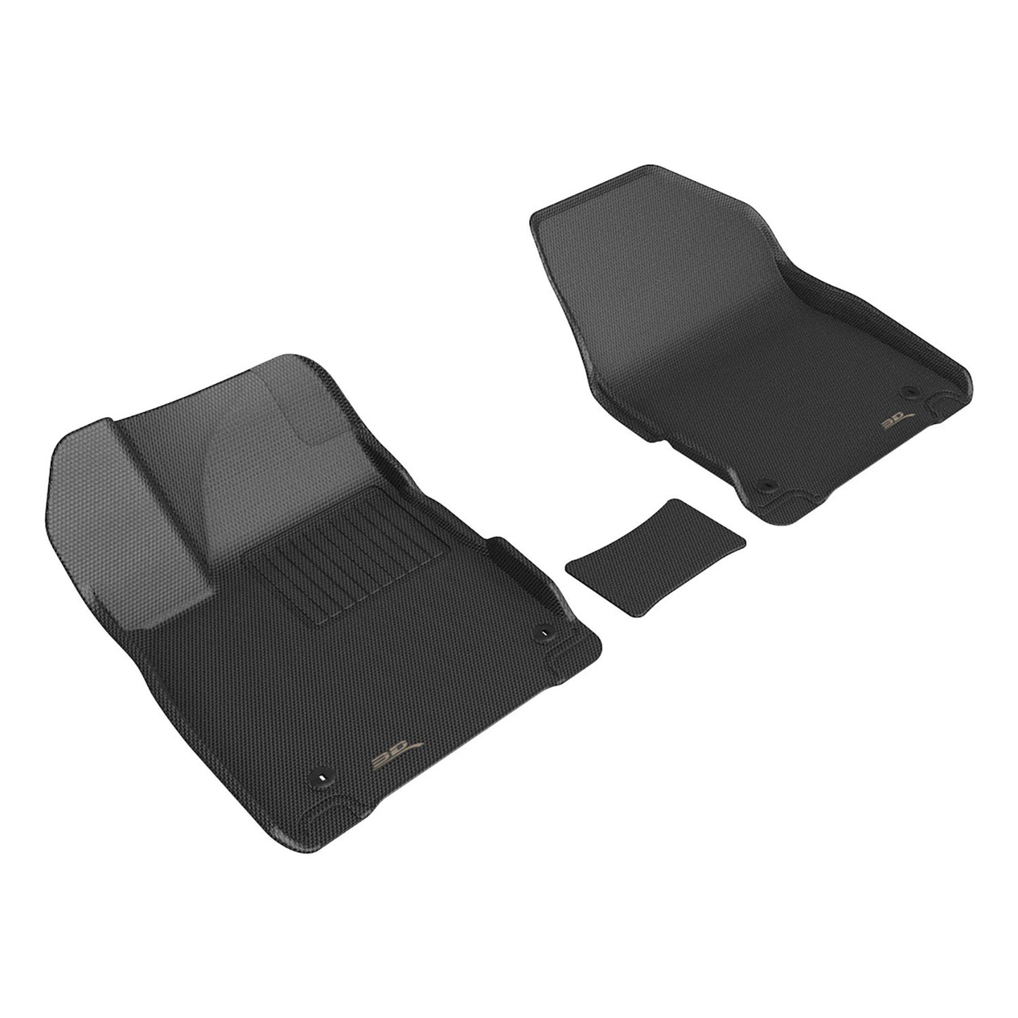 3D MAXpider L1KA07111509 2023 Kia EV6 Kagu Black Floor Mat - Row 1 (3pc)