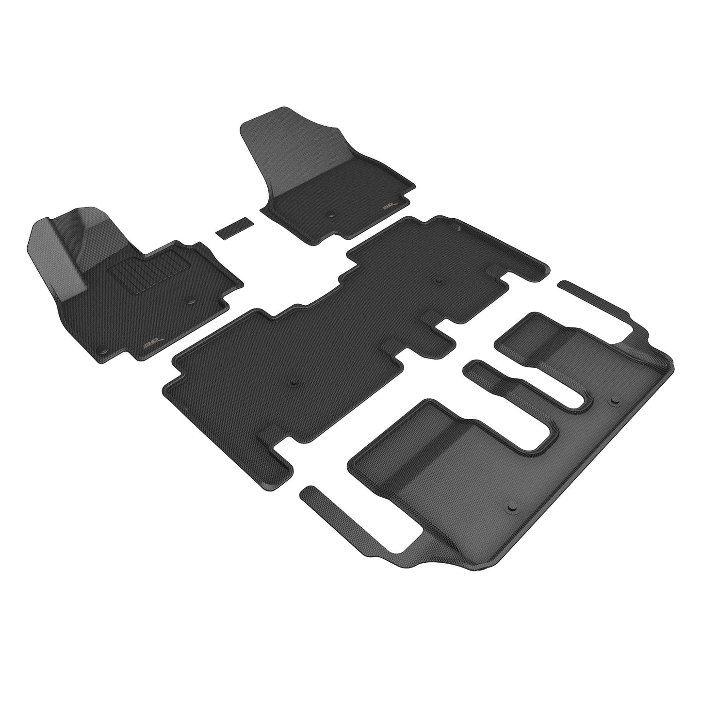 3D MAXpider L1KA08101509 2024 Kia EV9 7-Seater Kagu Black - 1st/2nd/3rd Row