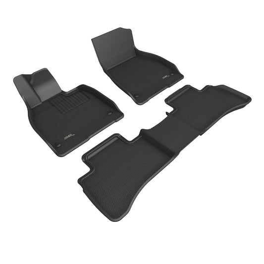 3D MAXpider KAGU 1st-2nd Row Floor Mats for Mercedes-Benz EQS Sedan 2022-2026 - L1MB16701509