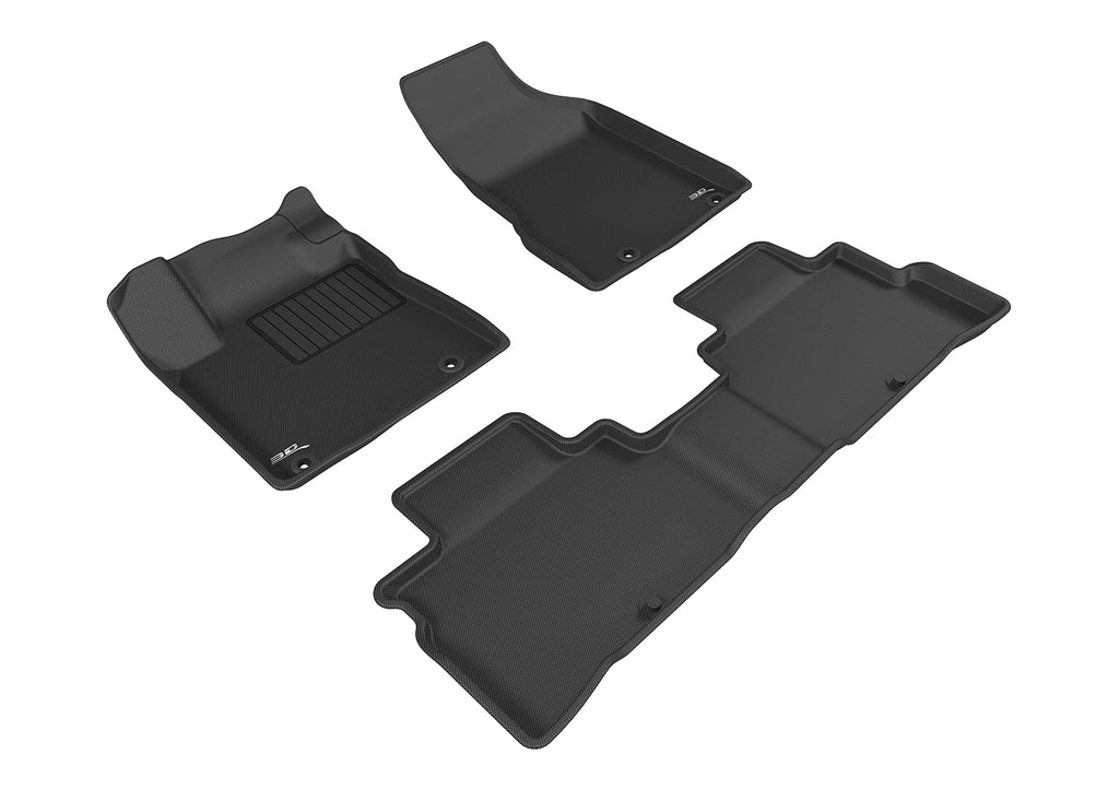 3D MAXpider L1NS08301509 2015-2018 Nissan Murano Kagu 1st & 2nd Row Floormats - Black